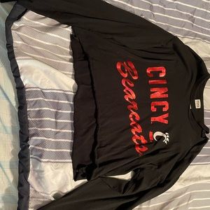 PINK Cincinnati bearcats crop top